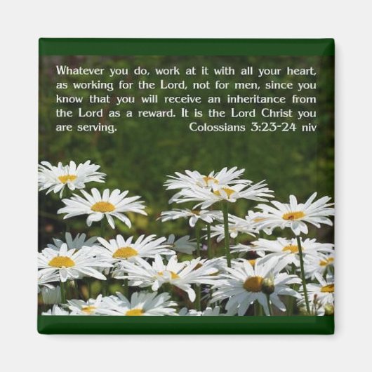 Kolossenzen 3:23-24 magneet (Voorkant)