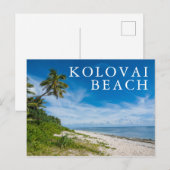 Kolovai Beach Briefkaart (Voorkant / Achterkant)