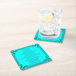 Kölsches Grundgesetz – Köln Cologne Jugendstil Kartonnen Onderzetters