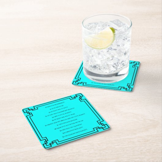 Kölsches Grundgesetz – Köln Cologne Jugendstil Kartonnen Onderzetters (Insitu)