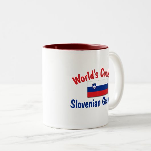 Kolste Sloveense opa Tweekleurige Koffiemok (Voorkant rechts)