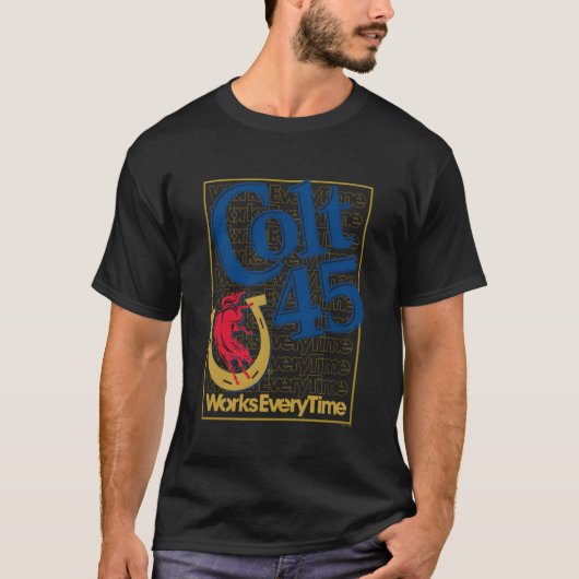 Kolt 45 werkt elke keer t-shirt (Voorkant)