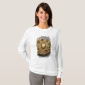 Kolt medallion, goudset met parels en t-shirt (Voorkant volledig)