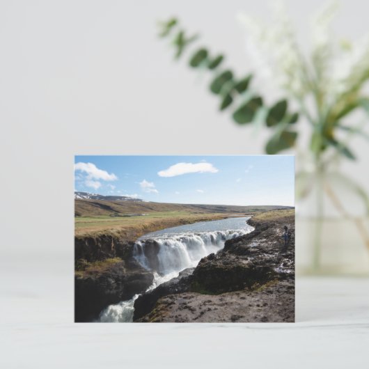 Kolufossar Herfsten, IJsland Briefkaart (Staand voorkant)