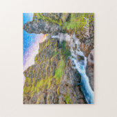 Kolufossar Waterfall, IJsland Legpuzzel (Verticaal)