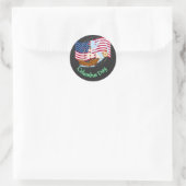 Kolumbusdag Ronde Sticker (Tas)