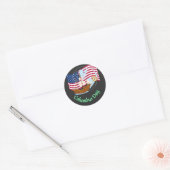 Kolumbusdag Ronde Sticker (Envelop)
