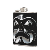 Kolven voor totem-Drink, op maat van Vancouver Heupfles (Links)