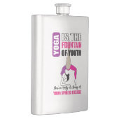 Kolven voor yogaliefhebbers met yoga quote flacon (Rechts)