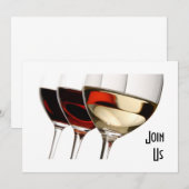 KOM AAN BIJ DE VS - VOLWASSENPARTIJINVITATIE MET W KAART (Voorkant / Achterkant)