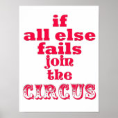 KOM AAN DE CIRCUS, DE FUNNY QUOTE, Poster (Voorkant)