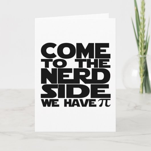 Kom aan de Kant Nerd wij Pi hebben Kaart (Voorkant)