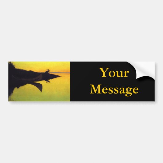 Kom aan de Vraag ~ Frederic Remington Bumpersticker (Voorkant)