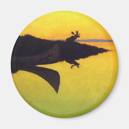 Kom aan de Vraag ~ Frederic Remington Magneet (Voorkant)
