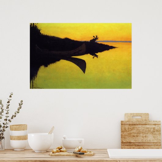 Kom aan de Vraag ~ Frederic Remington Poster (Keuken)