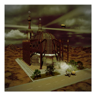 Kom aan vergadering perfect poster