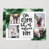 Kom Adore 4 uur per dag | Kerstfotokaart Feestdagenkaart (Voorkant / Achterkant)