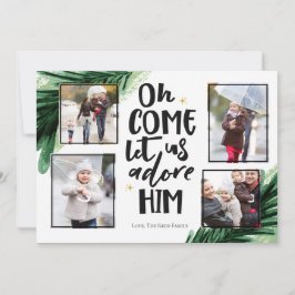 Kom Adore 4 uur per dag | Kerstfotokaart Feestdagenkaart