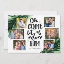 Kom Adore 6 uur per dag | Kerstfotokaart