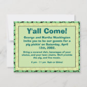 "Kom allemaal" Informele partijuitnodiging Kaart (Voorkant)