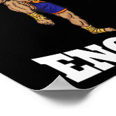 Kom als je dapper genoeg bent Muay Thai Kickboksen Poster (Hoek)