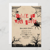 Kom als je durft kaart (Voorkant / Achterkant)