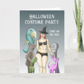 Kom als je een Halloween feest bent (Voorkant)