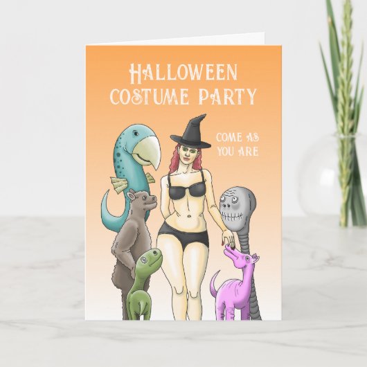 Kom als je een Halloween feest bent (Voorkant)