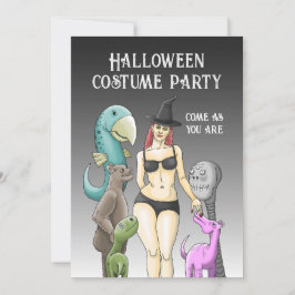 Kom als je Halloween uitnodiging bent