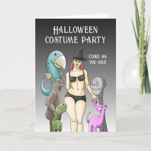 Kom als jezelf Halloweenfeest (Voorkant)