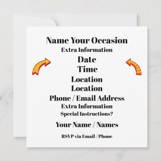 KOM ALS JEZELF  KAART (Achterkant)