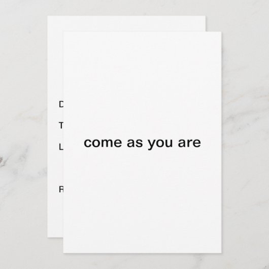 kom als partij kaart (Voorkant / Achterkant)