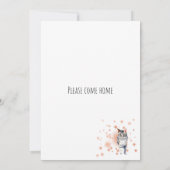 Kom alsjeblieft naar huis kaart (Achterkant)