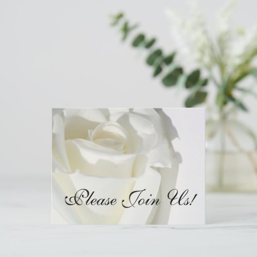 Kom alstublieft bij ons! Uitnodigingskaart Uitnodiging Briefkaart (Staand voorkant)