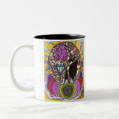 KOM BENT! - Diamond Head Tweekleurige Koffiemok (Links)