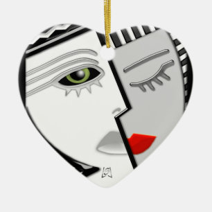 Kom bij elkaar (fan pull) keramisch ornament