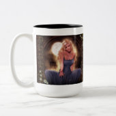 Kom bij me zitten tweekleurige koffiemok (Links)