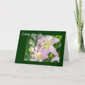 Kom bij ons... aangepaste kaarten Gebeurtenissen U (Voorkant)