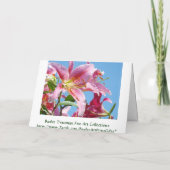 Kom bij ons... aangepaste kaarten Gebeurtenissen U (Achterkant)