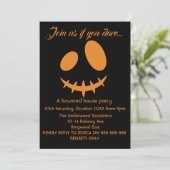 KOM BIJ ONS ALS JE HALLOEEN HEBT GEWEEST KAART (Staand voorkant)