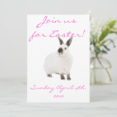 Kom bij ons voor de Pasen Uitnodigingen! Kaart (Staand voorkant)
