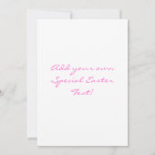 Kom bij ons voor de Pasen Uitnodigingen! Kaart (Achterkant)