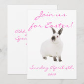 Kom bij ons voor de Pasen Uitnodigingen! Kaart (Voorkant / Achterkant)