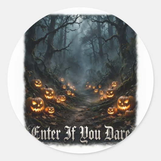 Kom binnen als je durft Sticker (Voorkant)