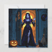 Kom binnen als je durft | Wicked Witch Halloweenfe Kaart (Voorkant)