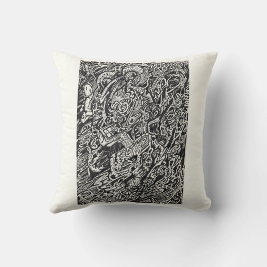 Kom binnen, De Microdot Man  Kussen (Achterkant)