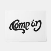 Kom binnen/ga weg deurmat (Voorkant)