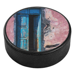 Kom binnen. hockey puck