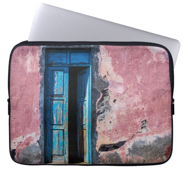 Kom binnen. laptop sleeve (Voorkant)