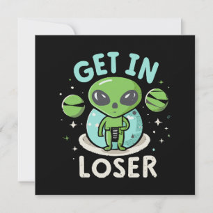 Kom binnen, loser Alien UFO Grappig